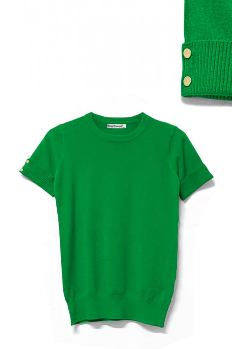 Pulover Elegant Verde Porta Fortuna