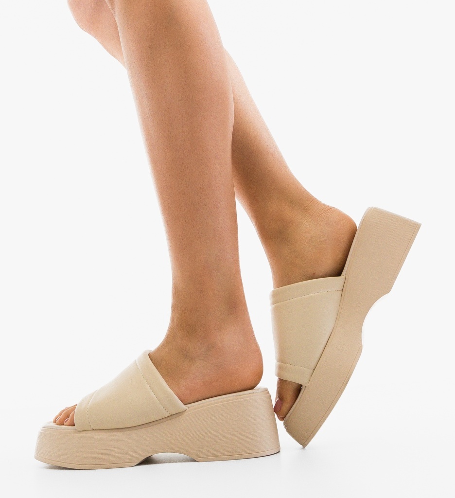 Platforme Dama Duncan Bej - Stil si Confort - imagine 5