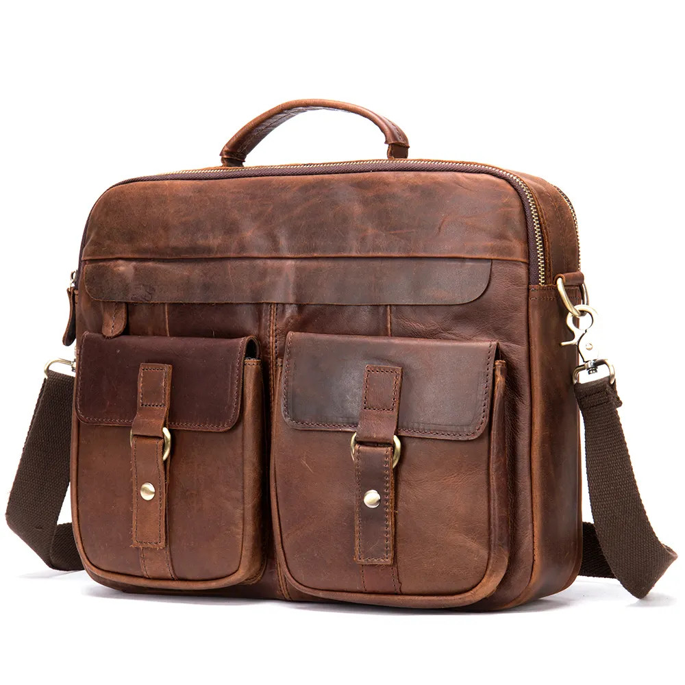 Servieta Delis Percival GT2745 Piele Naturală