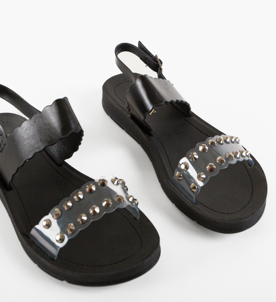 Sandale Dama Leilani Negre - Eleganță și Confort - imagine 5