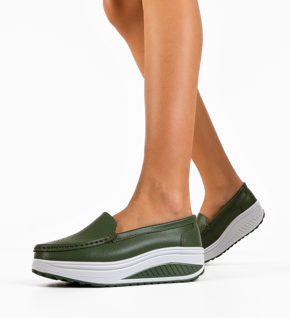 Pantofi Casual Musta Verzi - Stil și Confort - imagine 3