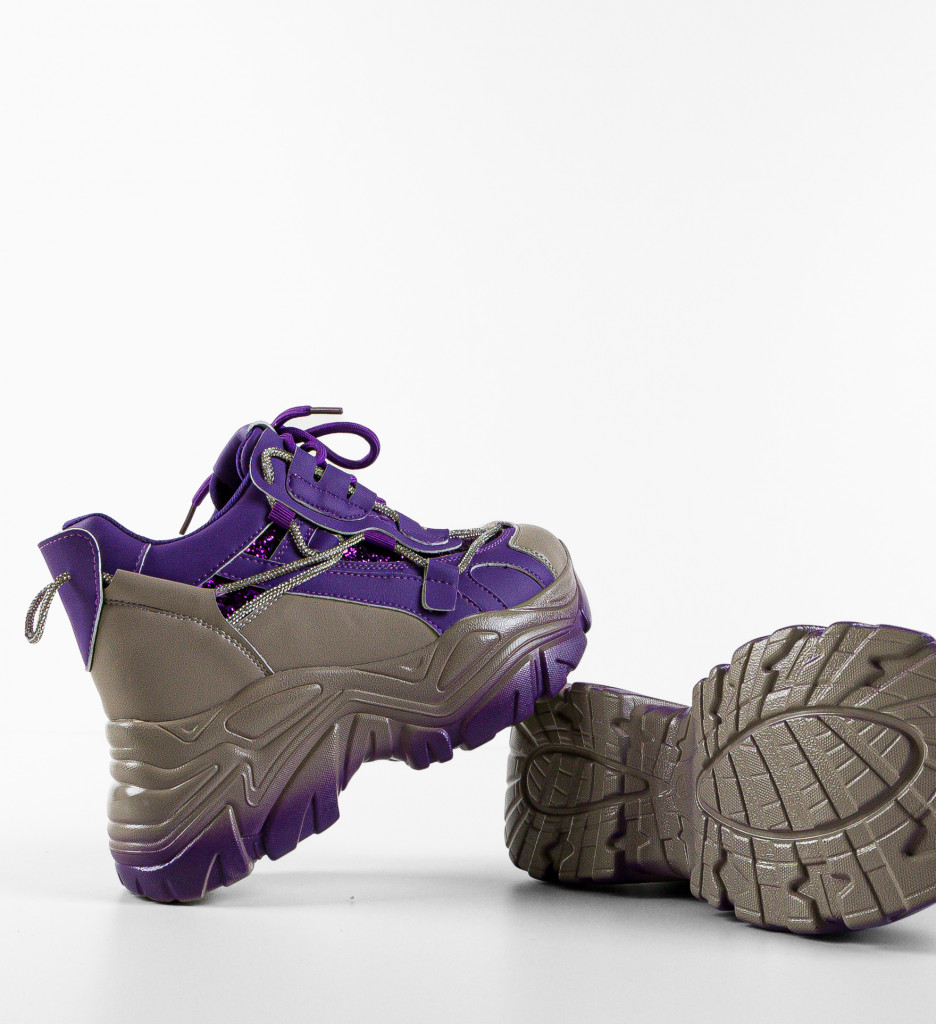 Sneakers Dama Andaluzia Mov - Confort & Stil Urban - imagine 7