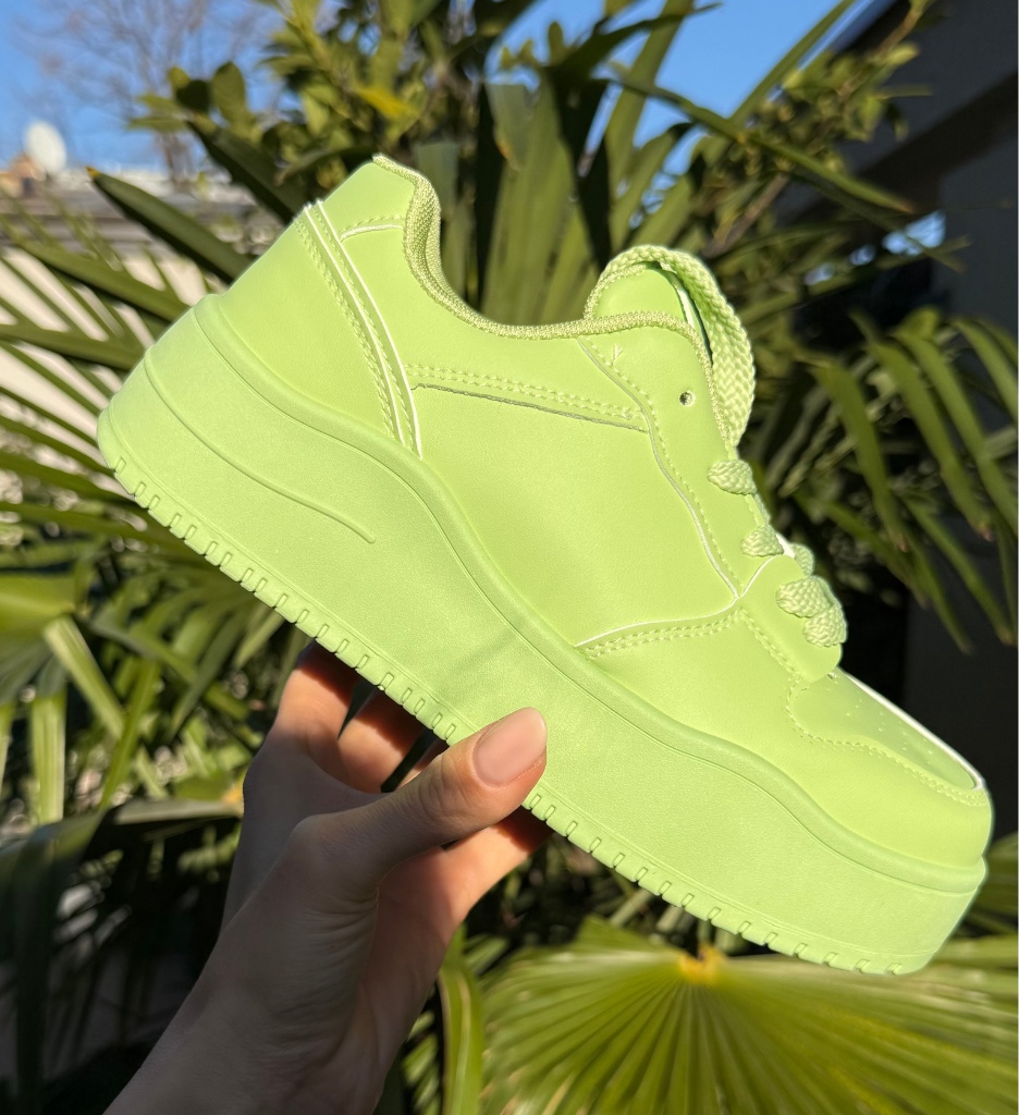 Sneakers Dama Kramy Verzi | Confort Modern