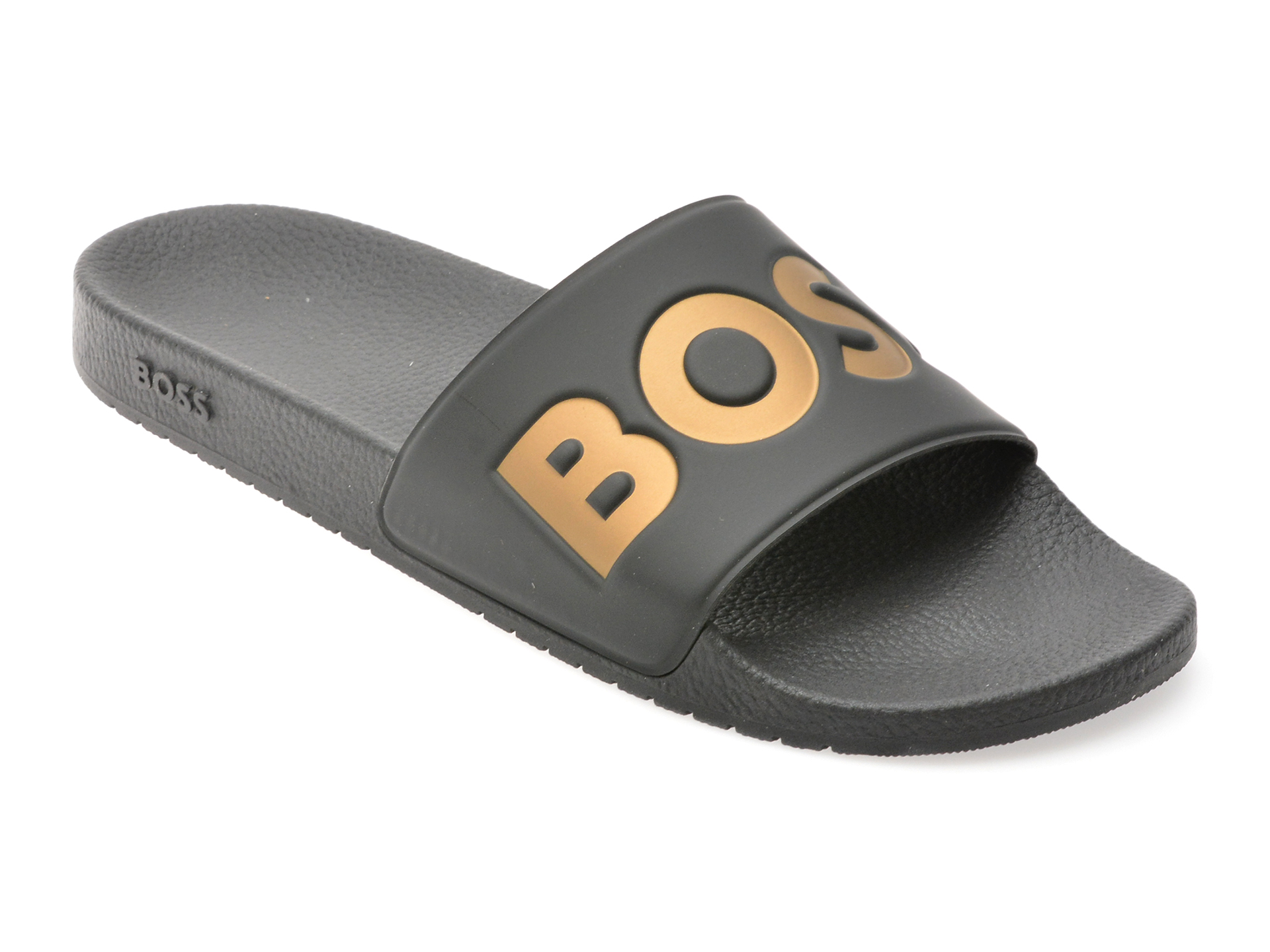 Papuci BOSS negri eleganți