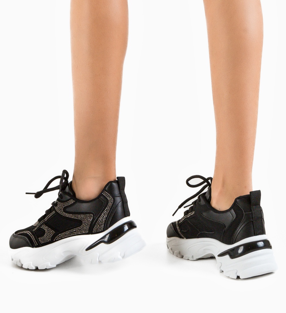 Pantofi Sport Nereus Negri | Confort și Stil - imagine 4