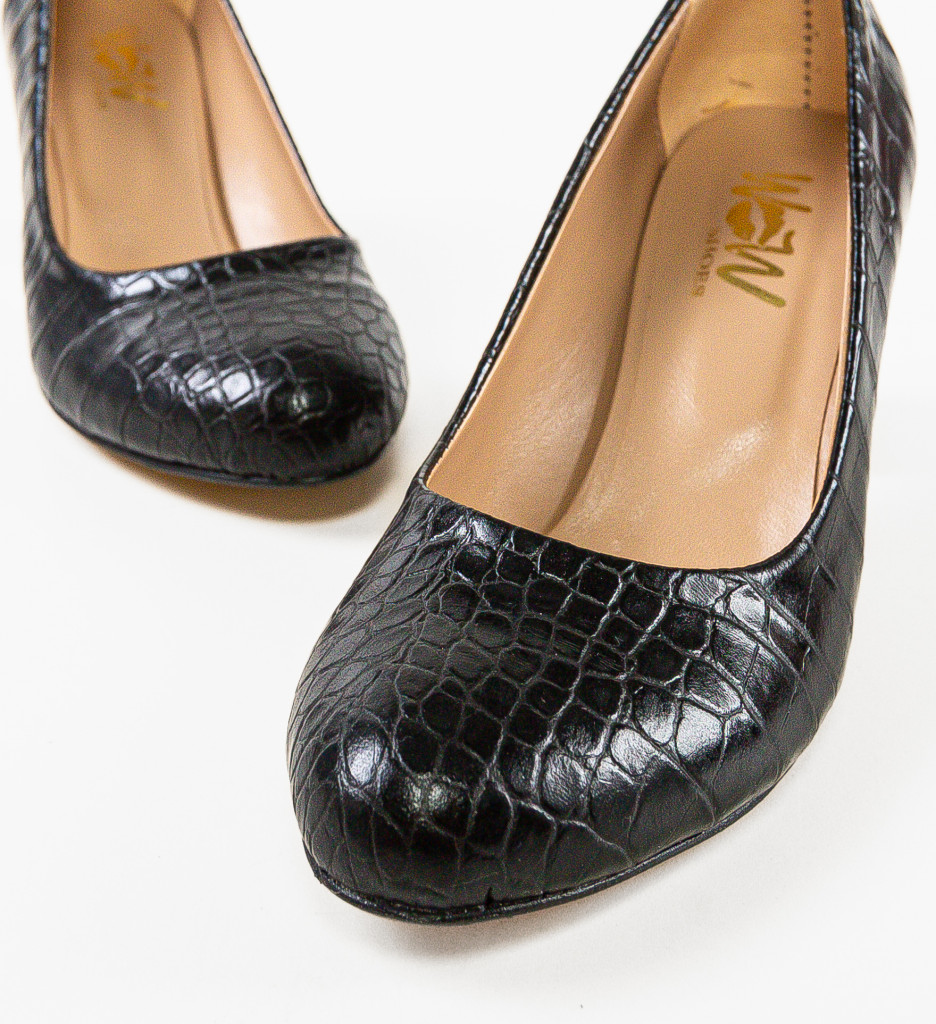Pantofi Azura Negri - Eleganță și Stil - imagine 5
