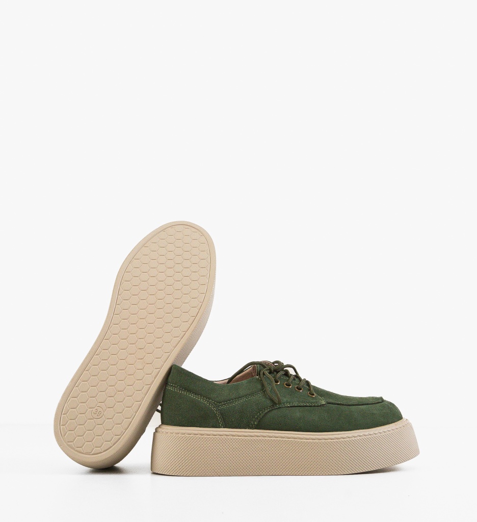 Sneakers Dama Sweep Verzi | Confort Sport - imagine 6