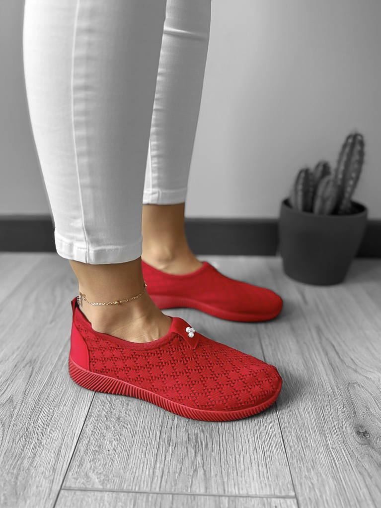 Espadrile Dama Rosii Casual - Confort și Stil
