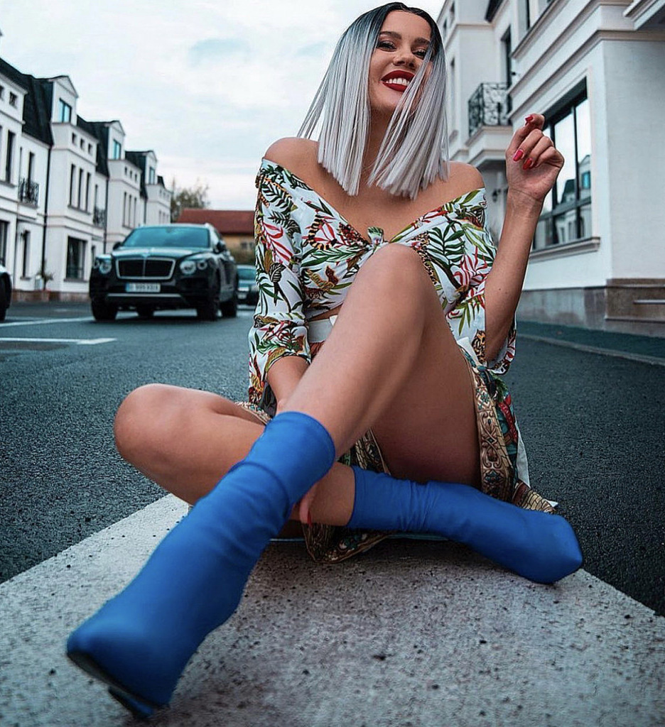 Botine Dama Beuf Albastre | Stil si Confort
