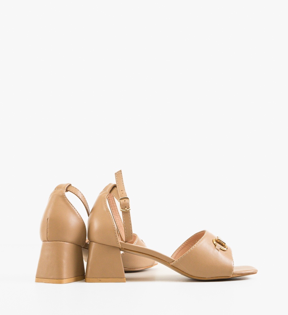 Sandale Toc Mann Nude - Eleganță Feminină - imagine 3