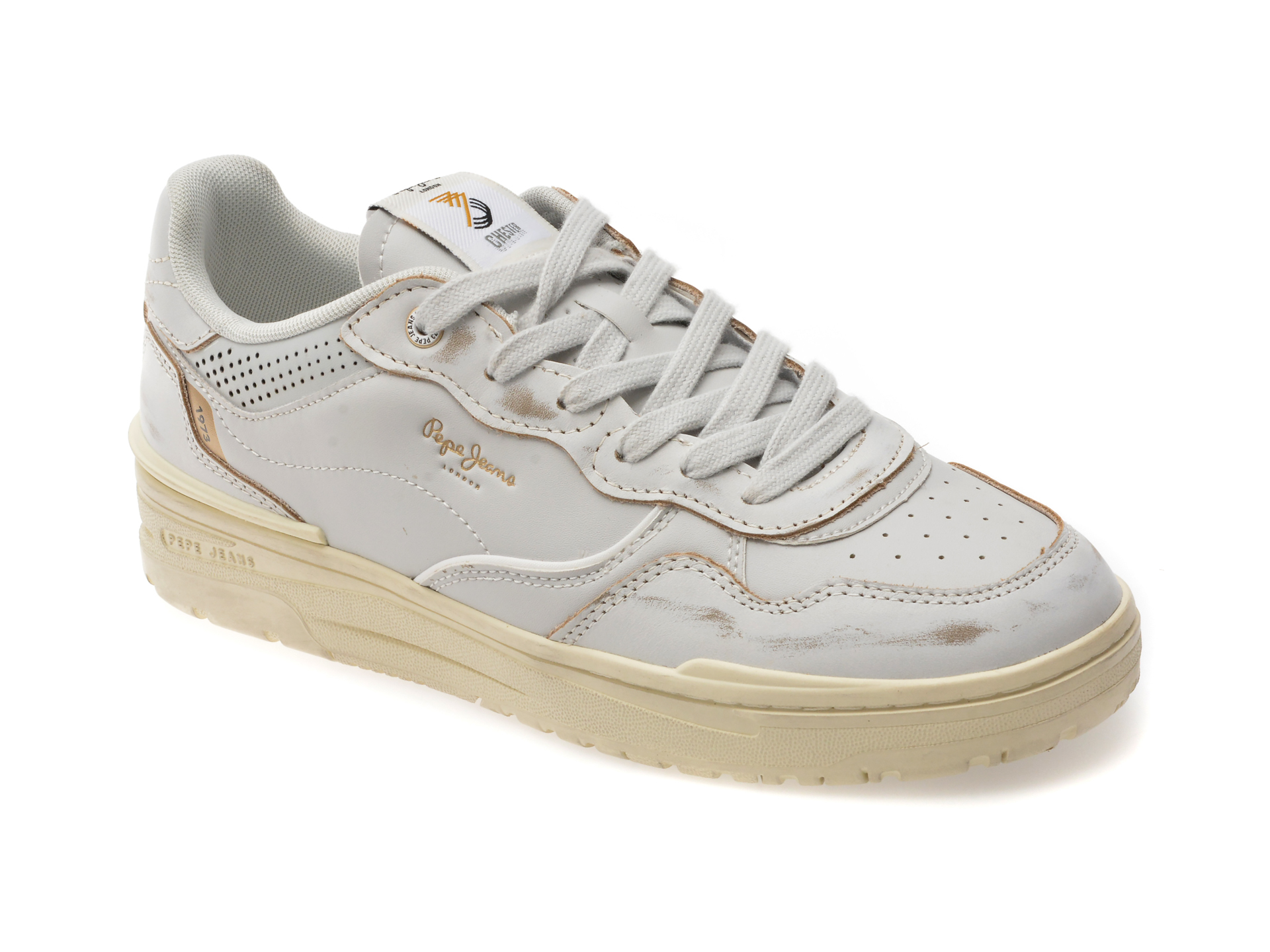 Pantofi PEPE JEANS Chester Distress Gri