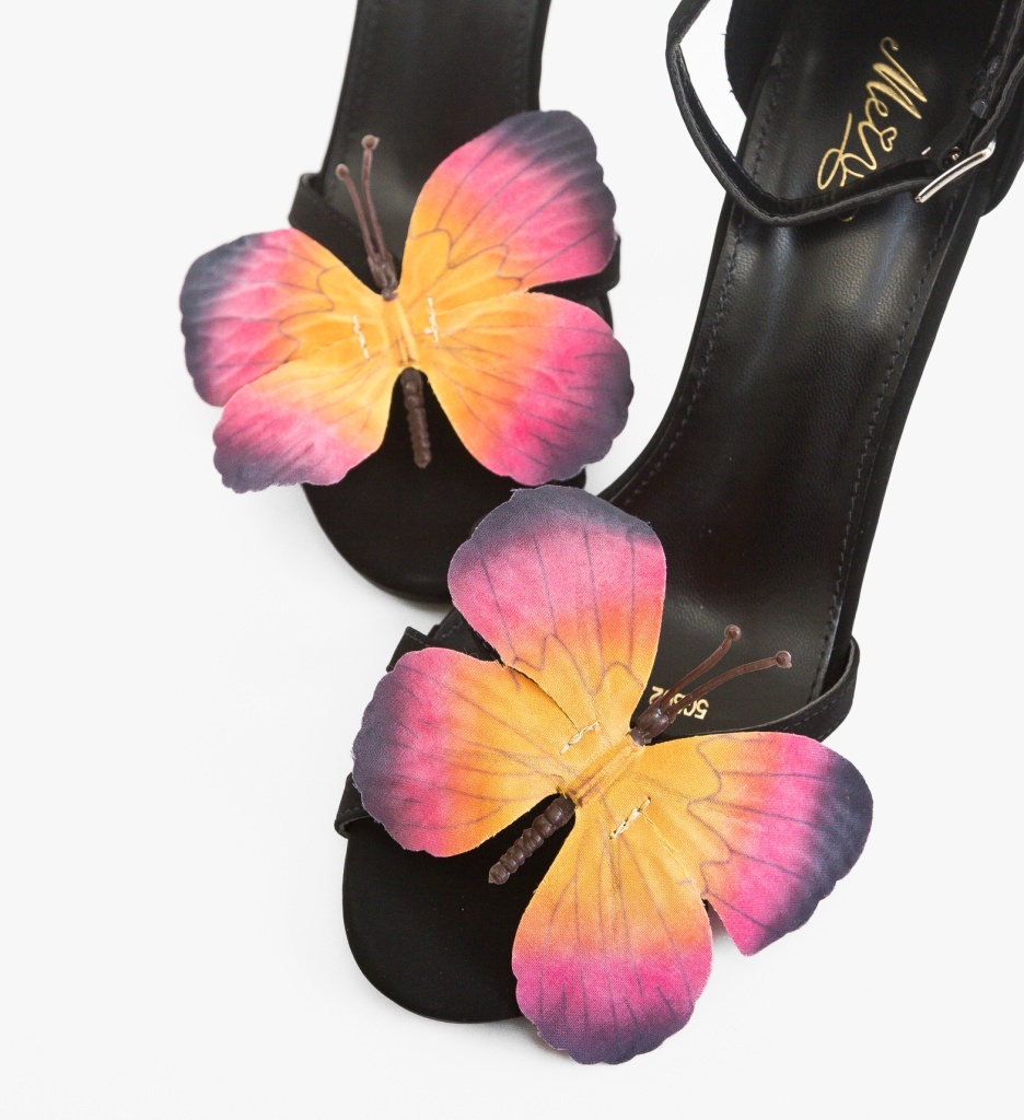Sandale Dama Tayu Negre Elegante - imagine 5