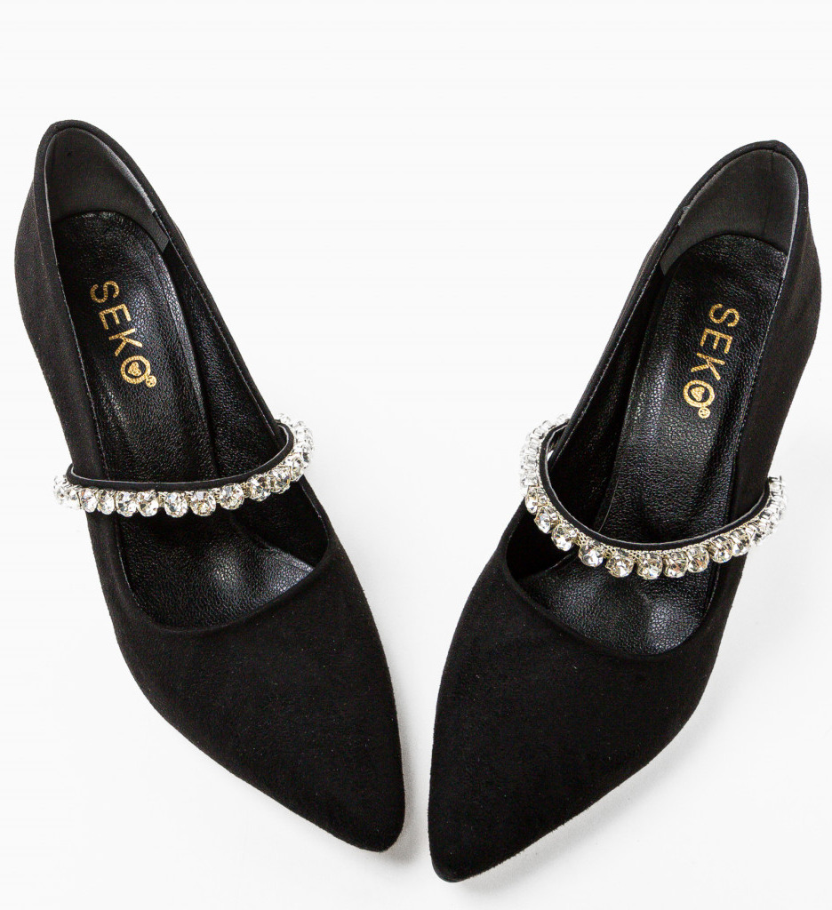 Pantofi Gaviro Negri - Eleganță și Stil - imagine 5