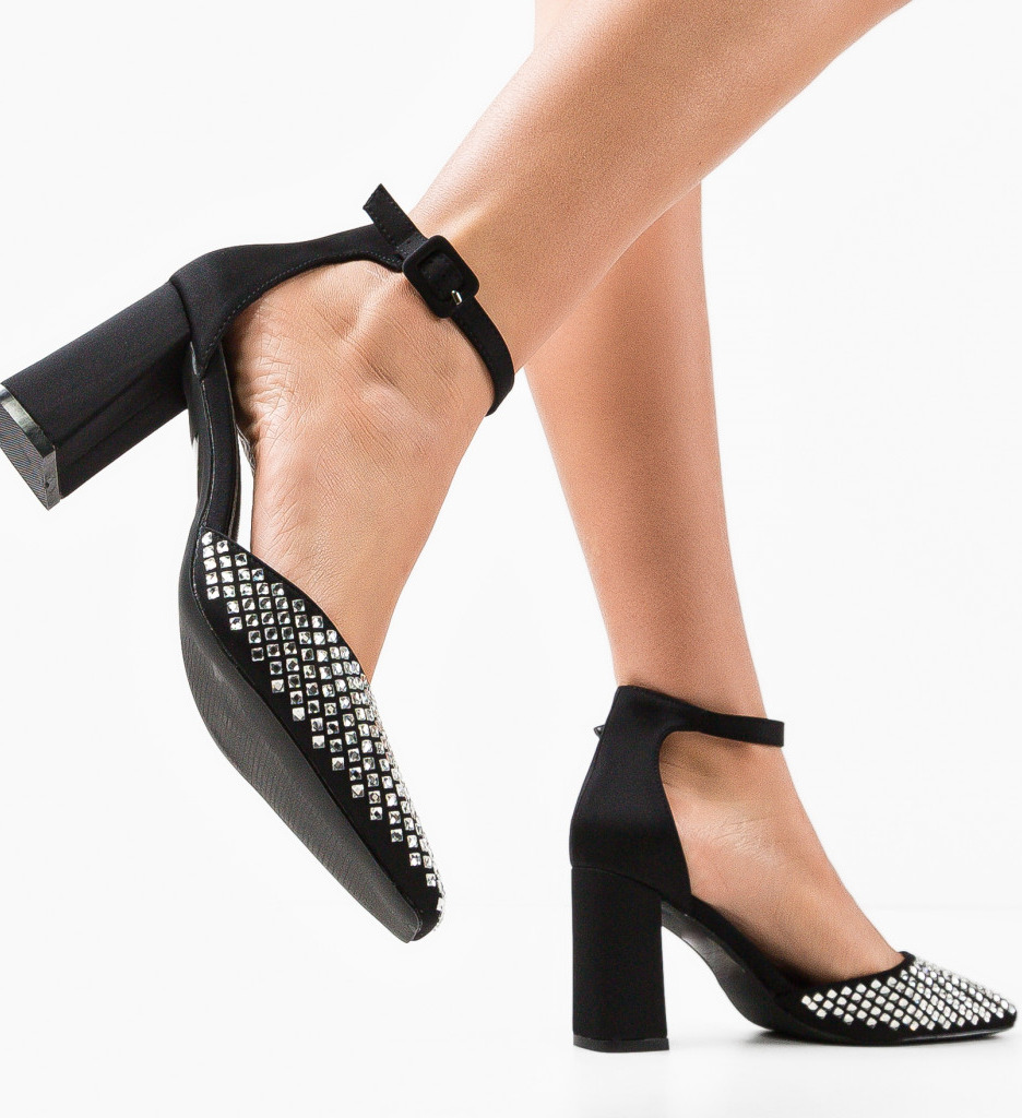 Pantofi Seymour Negri - Eleganță și Stil - imagine 2