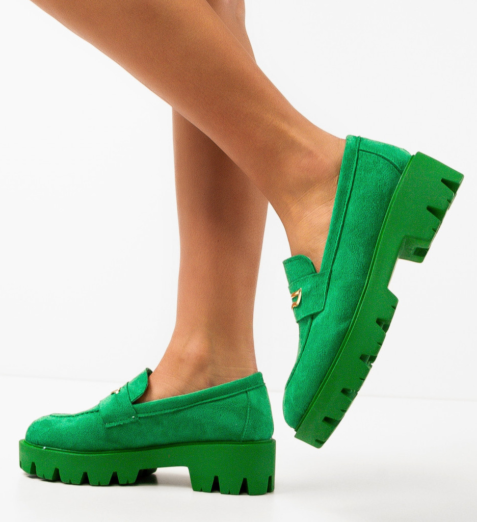 Pantofi Casual Verzi Beikrols - Stil și Confort - imagine 2