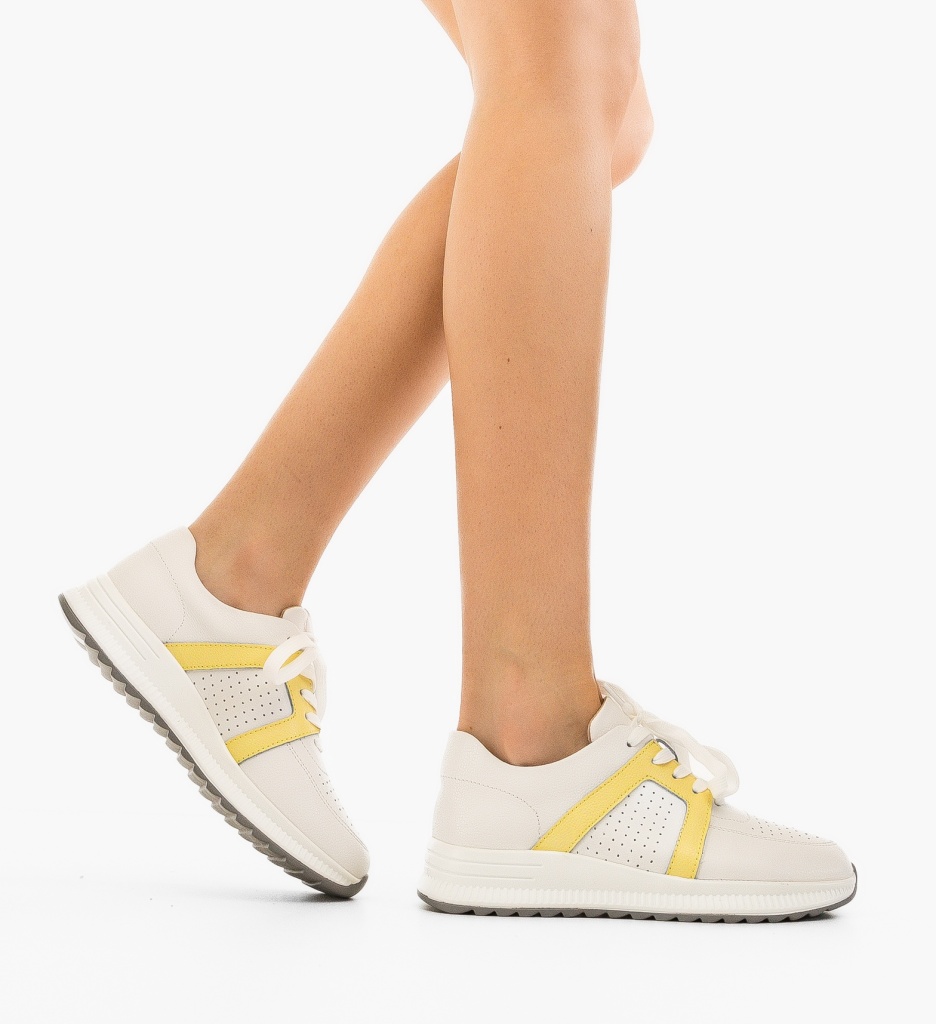 Sneakers Melymi Galbeni - Confort și Stil - imagine 2
