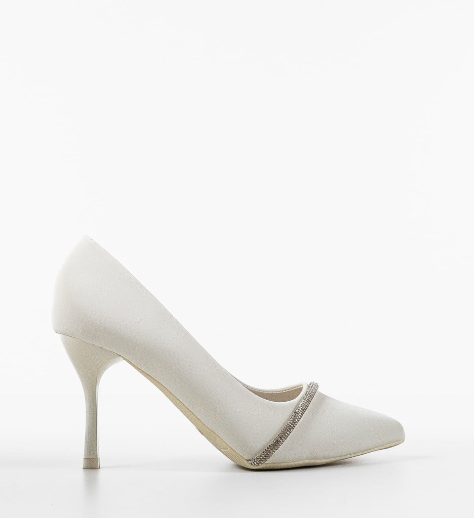 Pantofi Stylosa Albi cu Toc - Eleganță și Stil - imagine 6