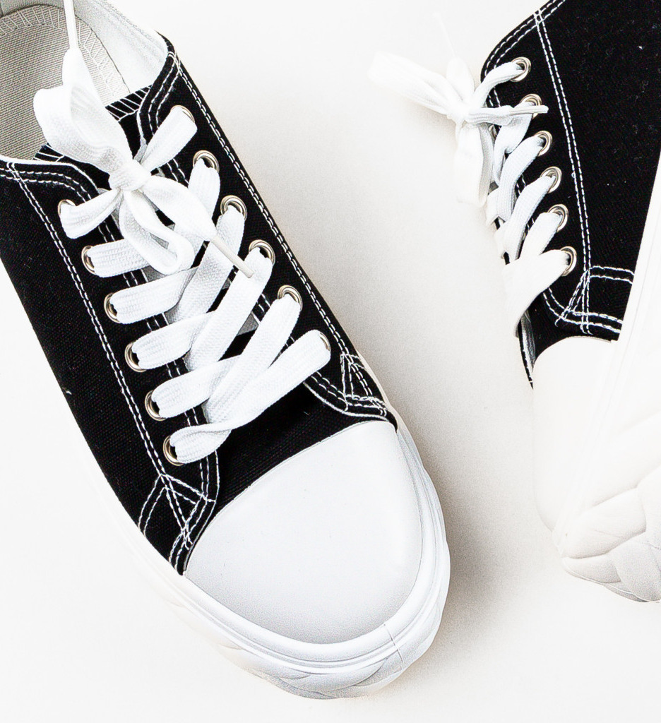 Sneakers Rogers Negri Dama - Confort și Stil - imagine 6