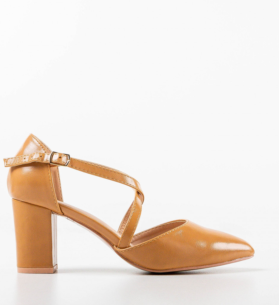Pantofi Rahma Camel - Eleganță Premium - imagine 4
