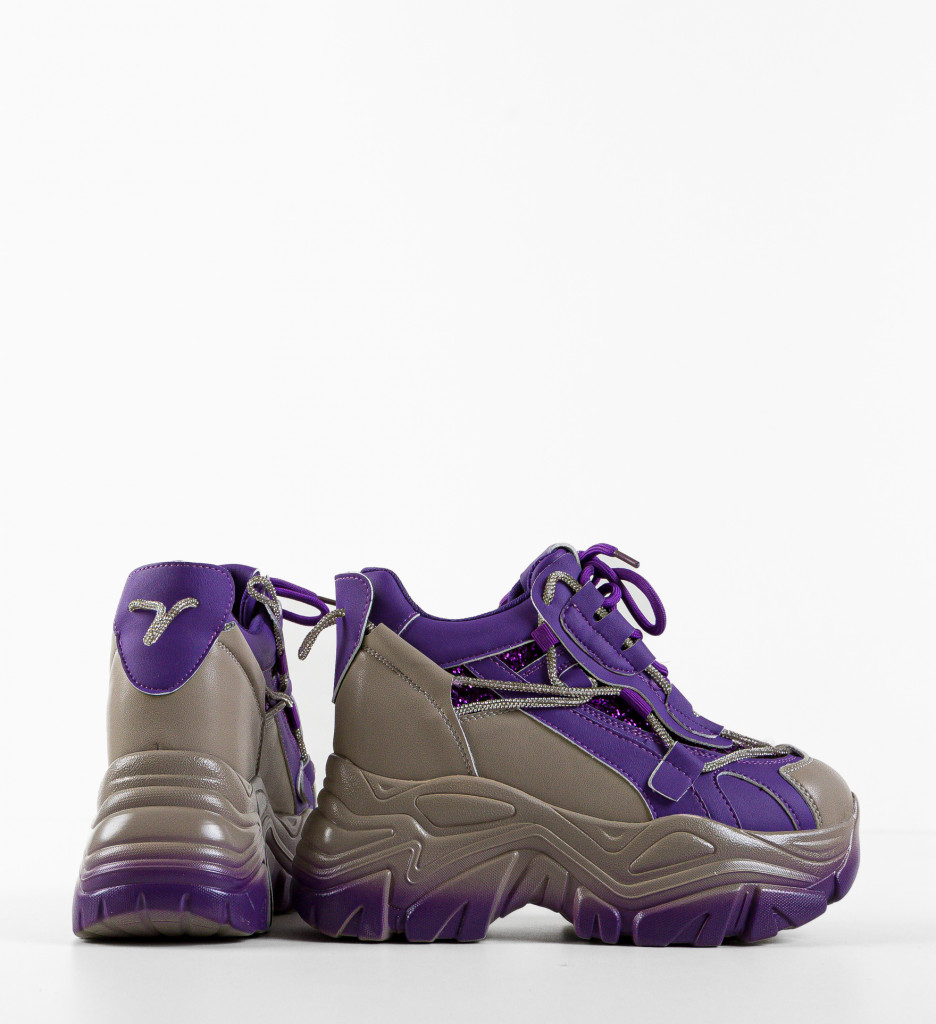 Sneakers Dama Andaluzia Mov - Confort & Stil Urban - imagine 6