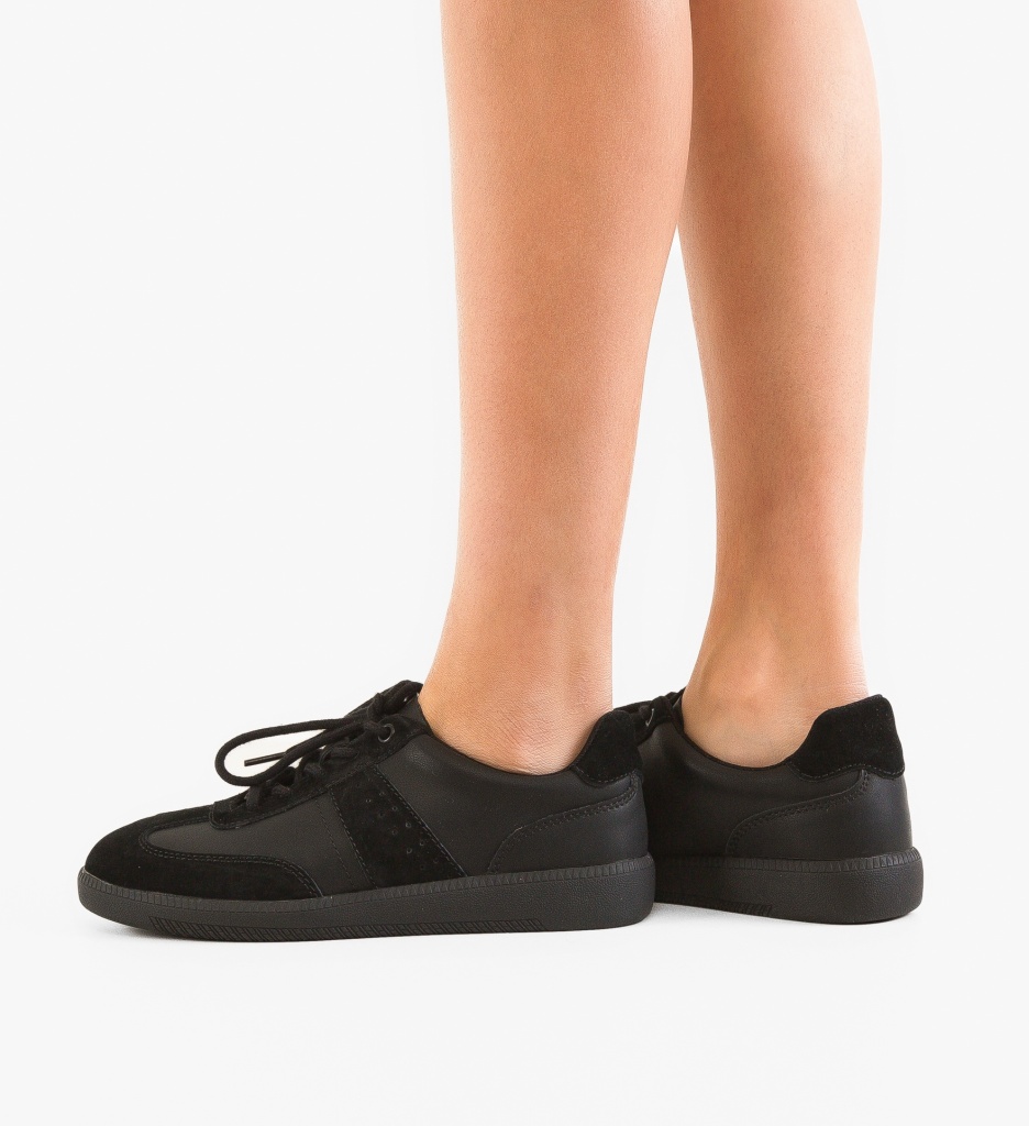 Sneakers Dama Gazelle Negri - Confort si Stil - imagine 3