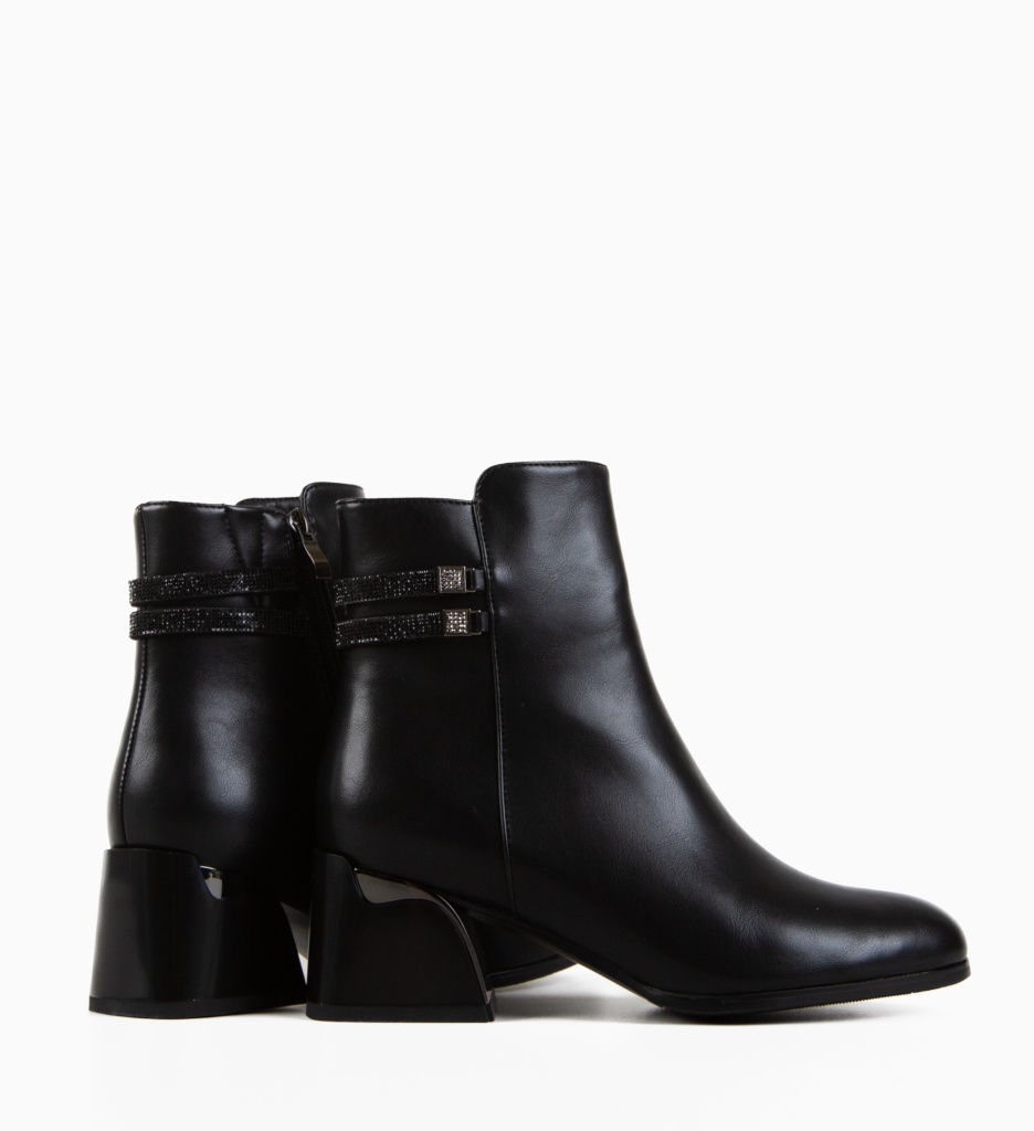 Botine Dama Leleka Negre - Eleganță și Stil - imagine 6