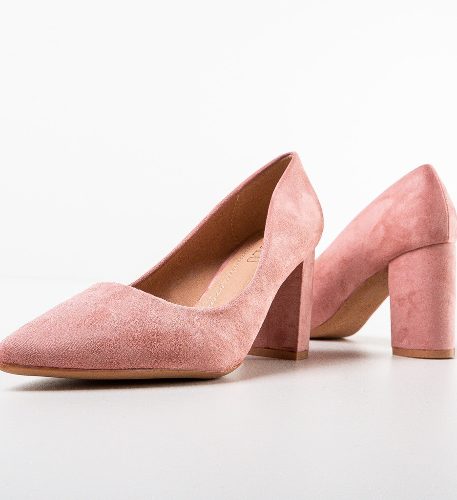 Pantofi cu Toc Horton Roz | Eleganță Asigurată - imagine 5