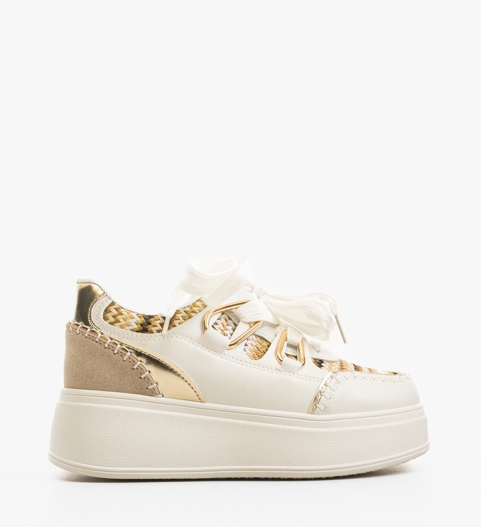 Sneakers Dama Verana Aurii | Stil Urban - imagine 3