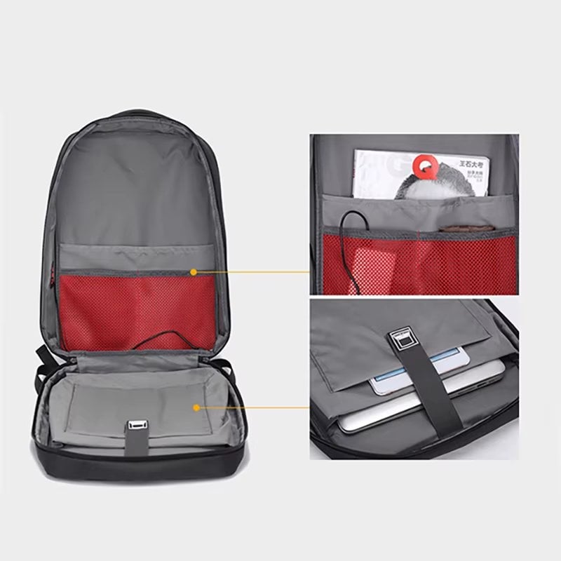 Rucsac Picadili GT3752 cu Port USB Negru - imagine 4