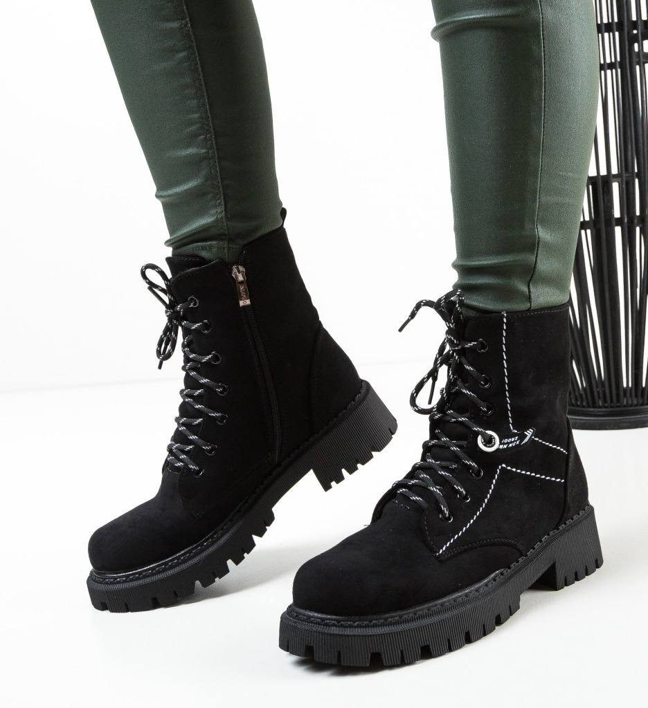 Ghete Malopir Negre | Stil si Confort Superior - imagine 4