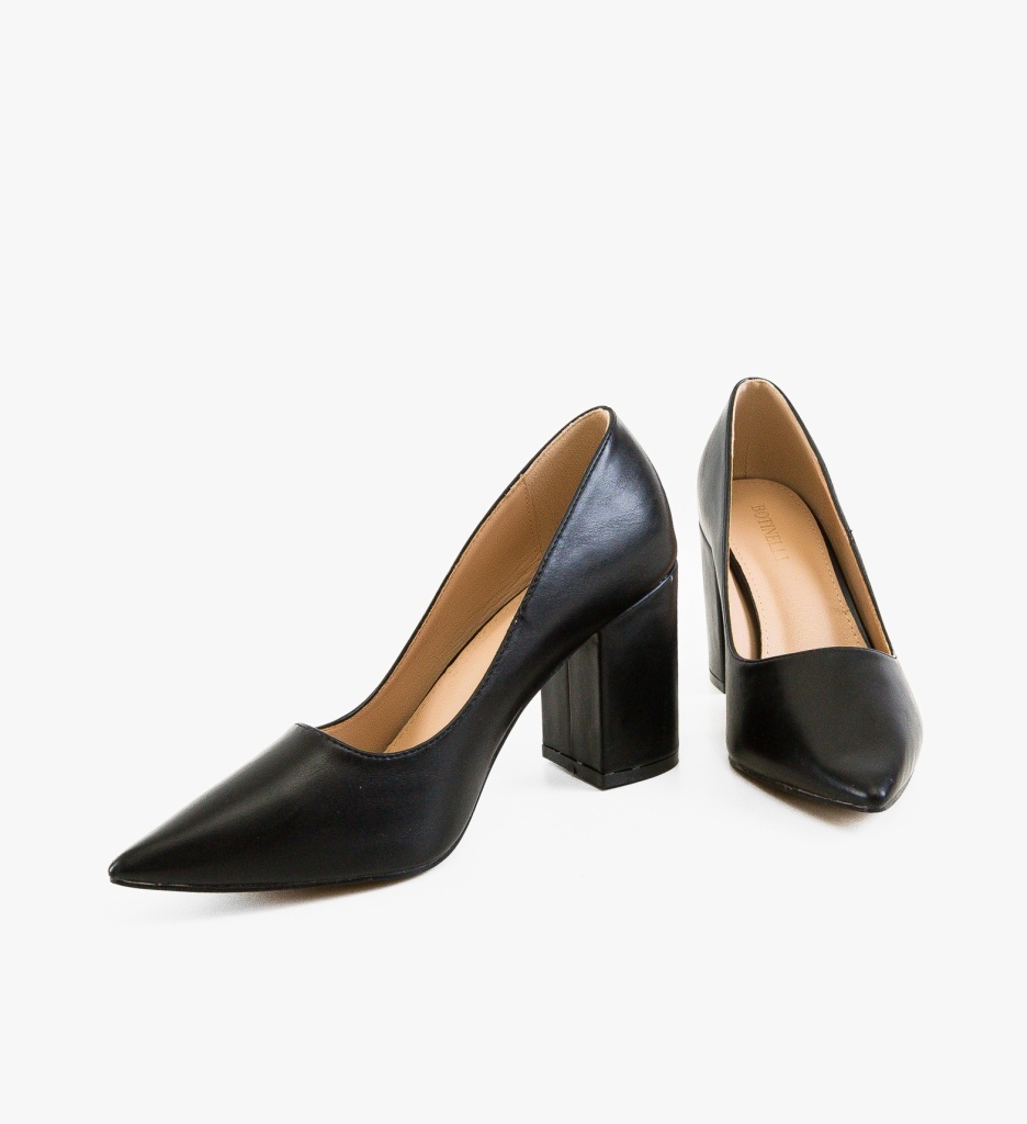 Pantofi dama Codill Negri cu toc elegant - imagine 5