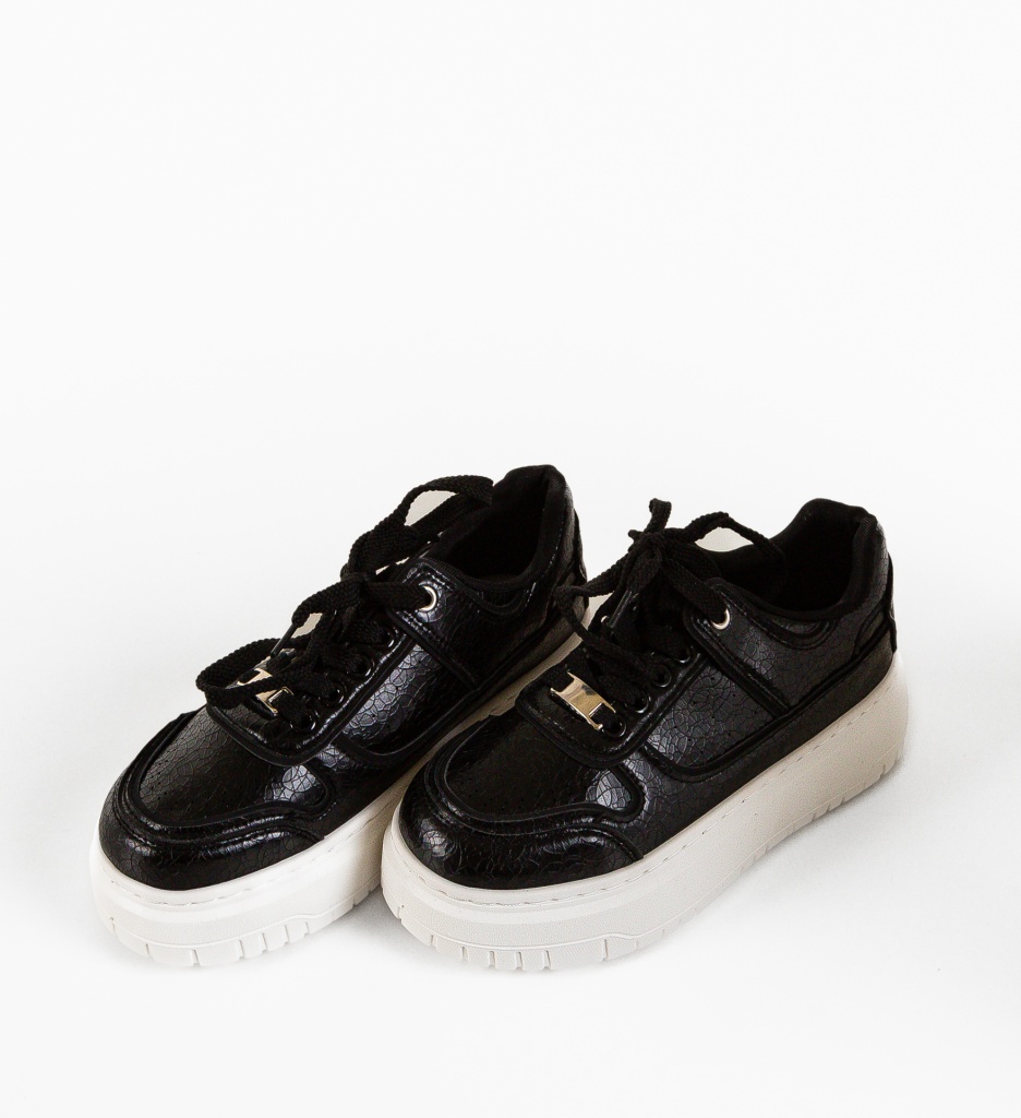 Sneakers Dama Kline Negri - Confort & Stil - imagine 5