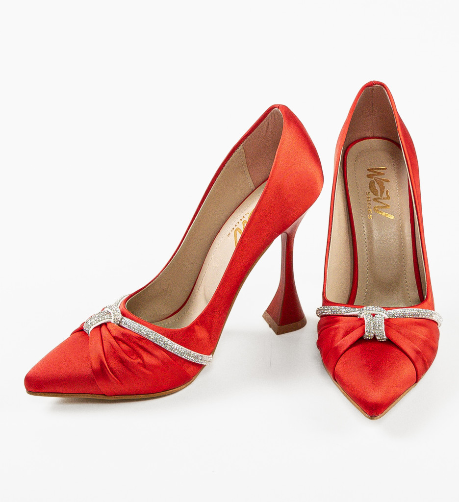 Pantofi Dama Rosii cu Toc Finko - Eleganță Maximă - imagine 7