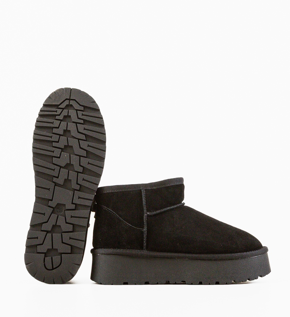 Cizme Mayba Negre Depurtat - Confort Termic - imagine 5