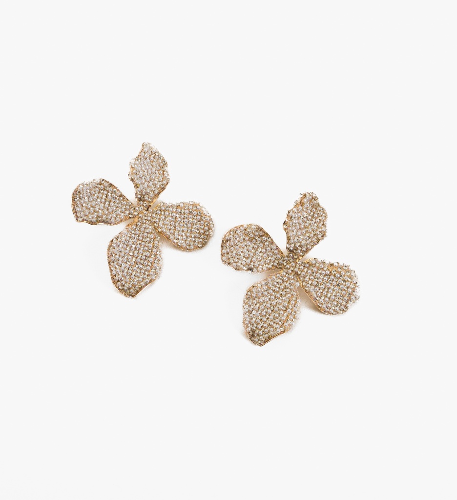 Cercei Flowe Aurii 2 - Eleganță Florală