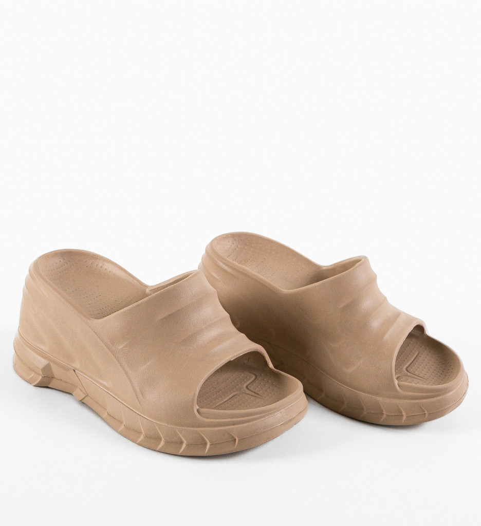 Papuci Dama Niall Khaki - Confort și Stil - imagine 8