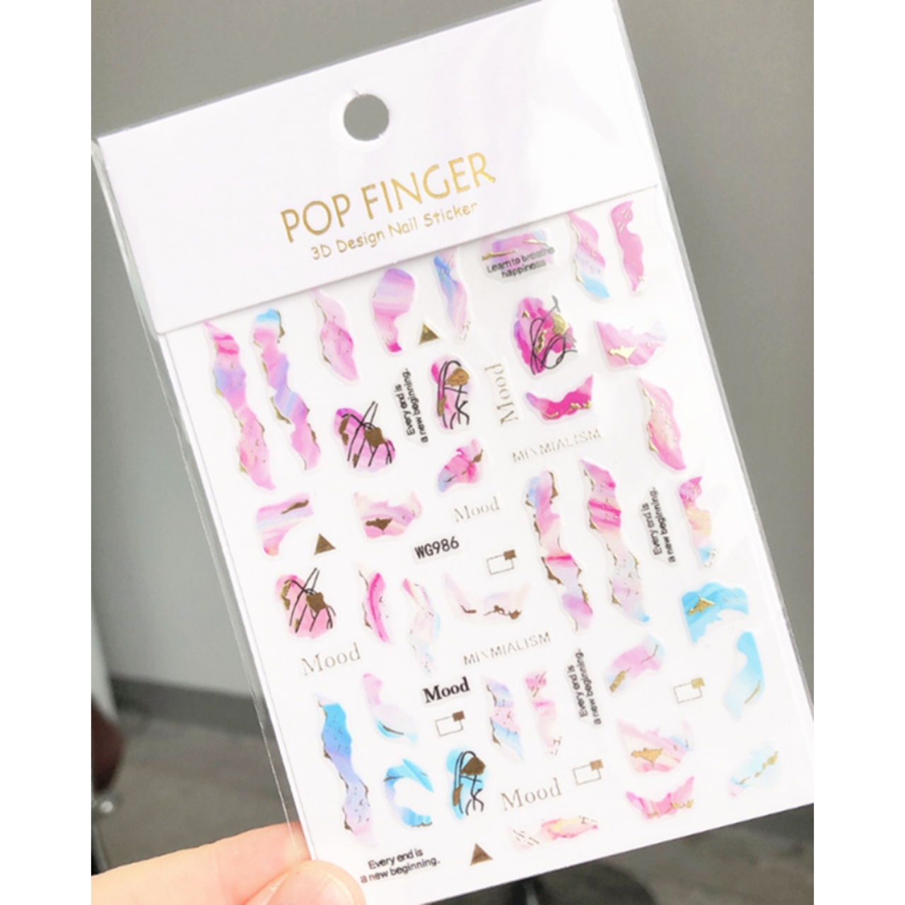 Abtibilduri Unghii Marquise Multicolor | Nail Art Ușor