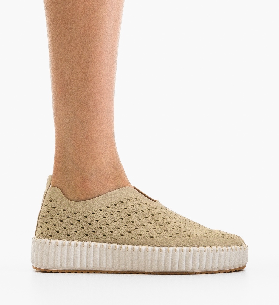 Pantofi Casual Ralla Bej | Confort și Stil - imagine 5