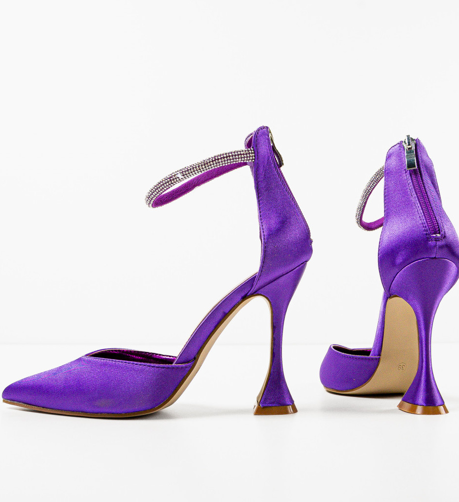 Pantofi cu Toc Ellya Mov - Eleganță și Stil - imagine 6