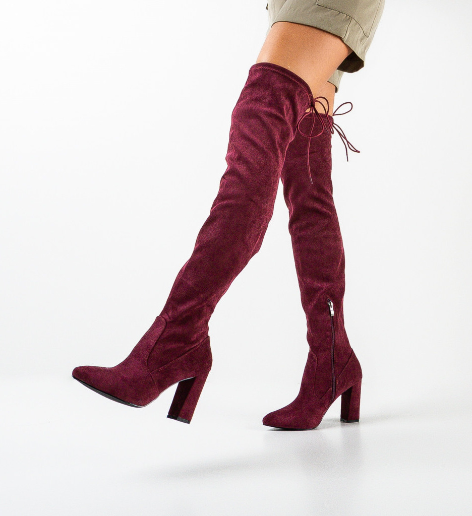 Cizme Dama Vister Grena - Eleganță și Confort - imagine 2