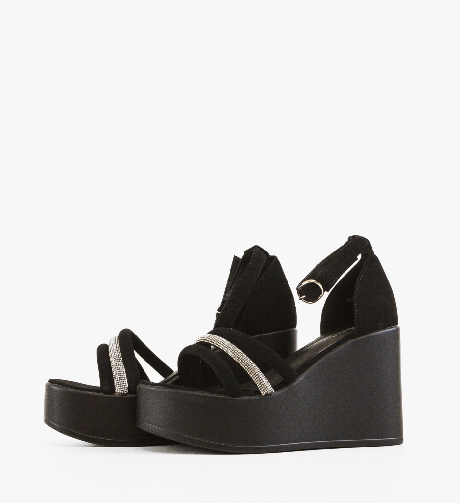 Platforme Dama Norega Negre - Eleganță și Confort - imagine 4