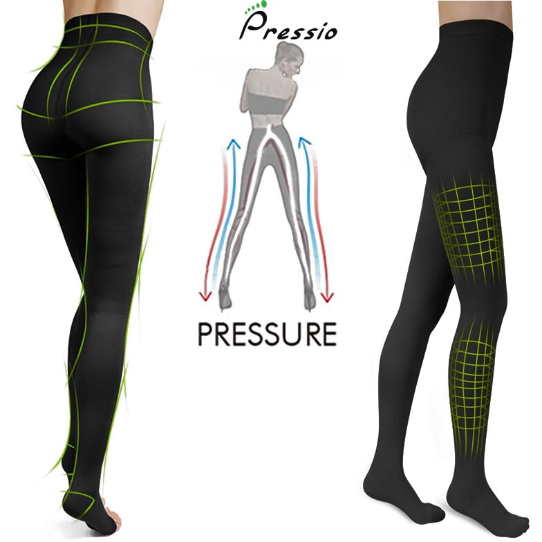 Pressio AMS Ciorapi Compresivi Modelatori Negri