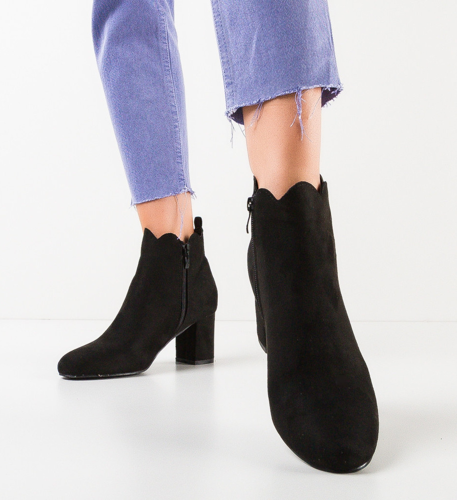 Botine Navarro Negre - Eleganță și Confort - imagine 4