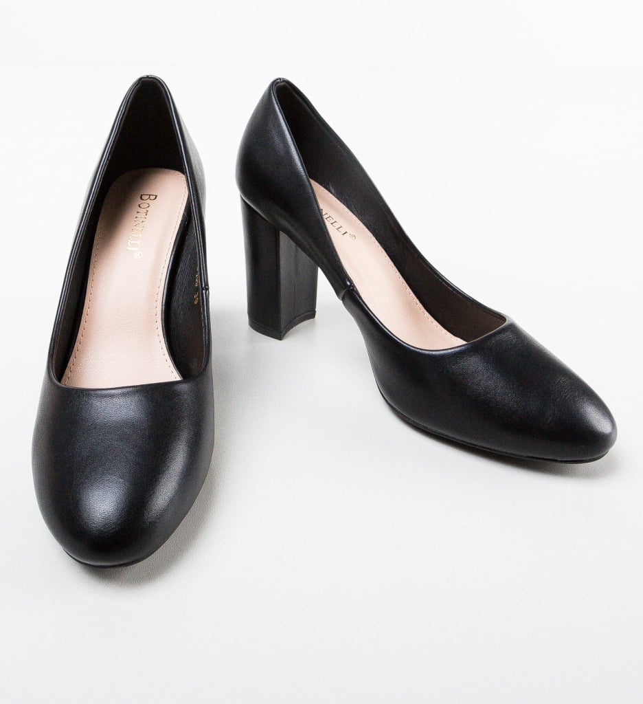 Pantofi Adas Negri cu Toc - Eleganță și Stil - imagine 8