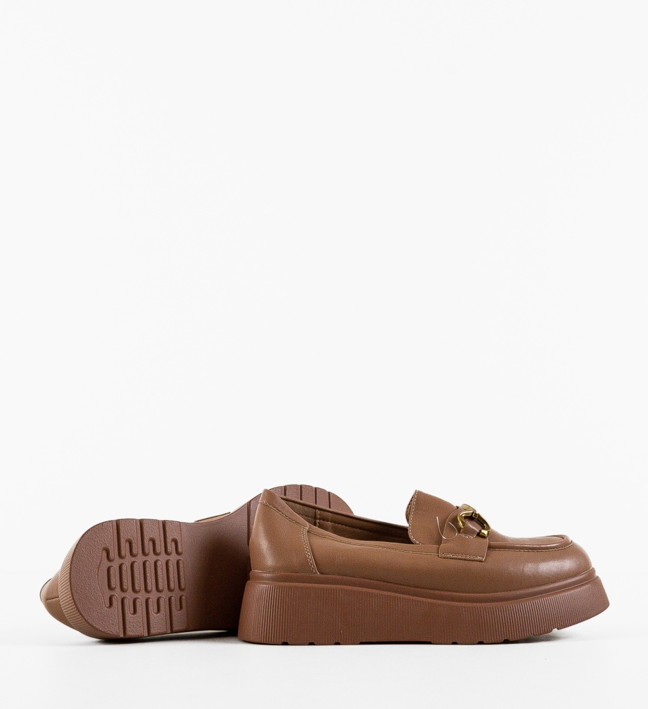 Pantofi Casual dama Gift Bej - Confort & Stil - imagine 6