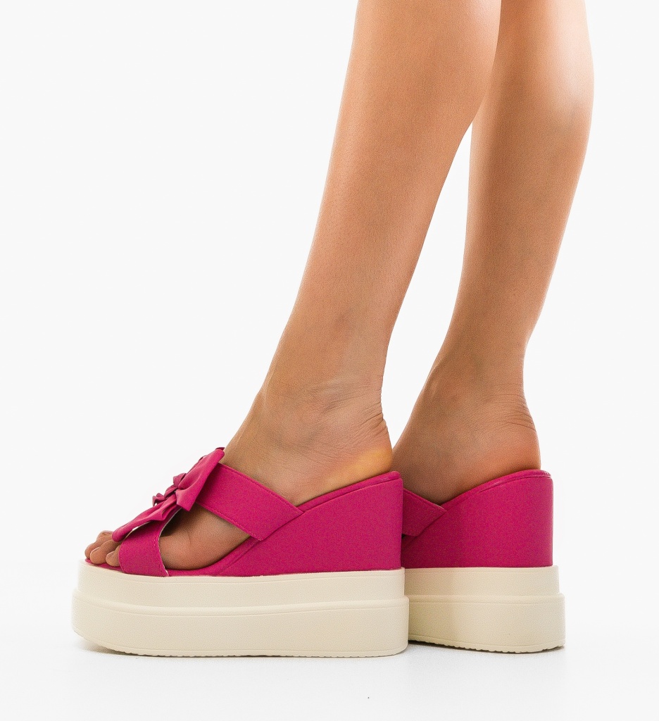 Platforme Dama Reteon Fuchsia | Stil și Confort - imagine 2