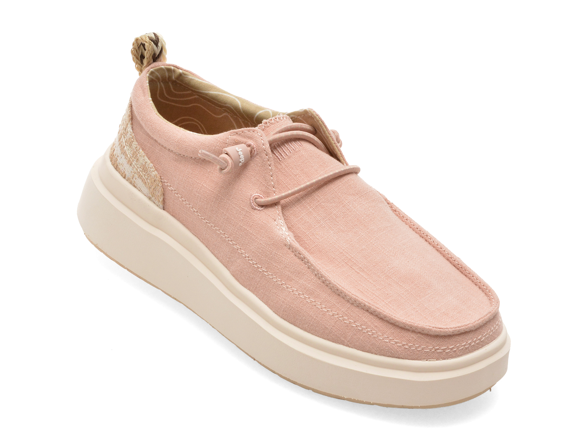 Mocasini Jeep Roz Textil | Confort & Stil