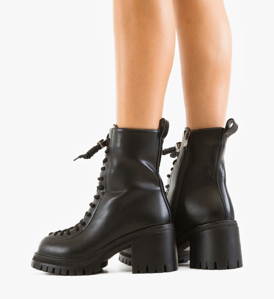 Botine Dama Zambry Negre - Eleganță Pură - imagine 3