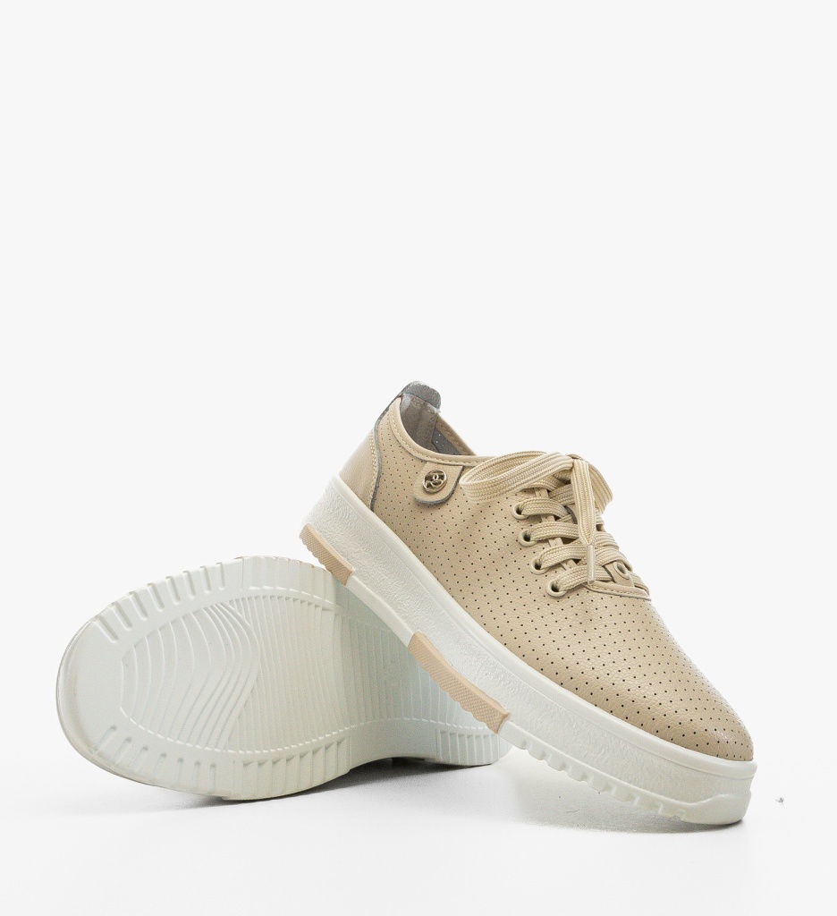 Pantofi Casual Ygrysha Bej | Confort & Stil - imagine 6