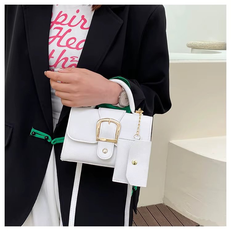 Geanta Dama Delis Inaya GT3494 Alb Piele Eco - imagine 3